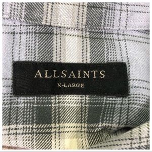 flannel ombre allsaints plaid xl shirt